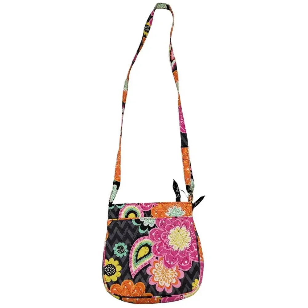 Vera Bradley Bags Ziggy Zinia Quilted Mini Hipster Crossbody EUC